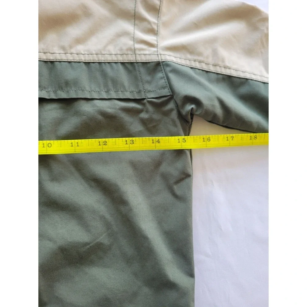 Vintage Oshkosh Green Tan Windbreaker‎ Jacket 2T